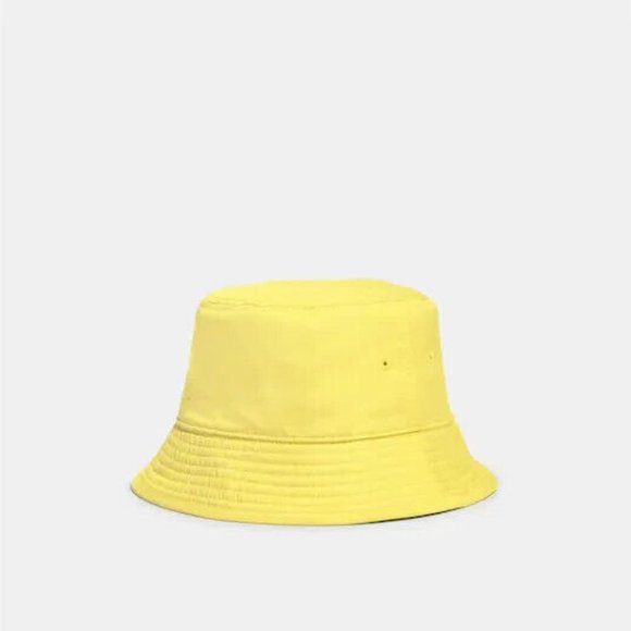 Coach Reversible Signature Nylon Bucket Hat - Picture 1 of 4